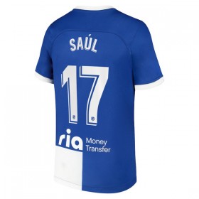 Fotbalové dresy Atlético Madrid Nike Saul 17 120th Anniversary 2022-23 Krátký Rukáv